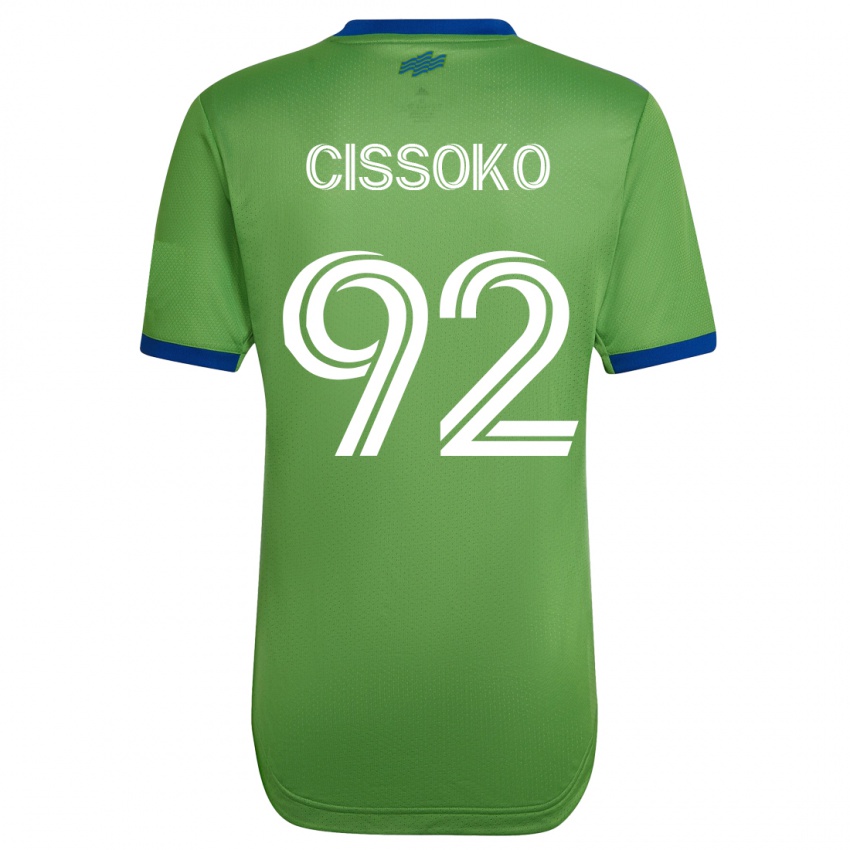 Homme Maillot Abdoulaye Cissoko #92 Vert Tenues Domicile 2023/24 T-Shirt Suisse