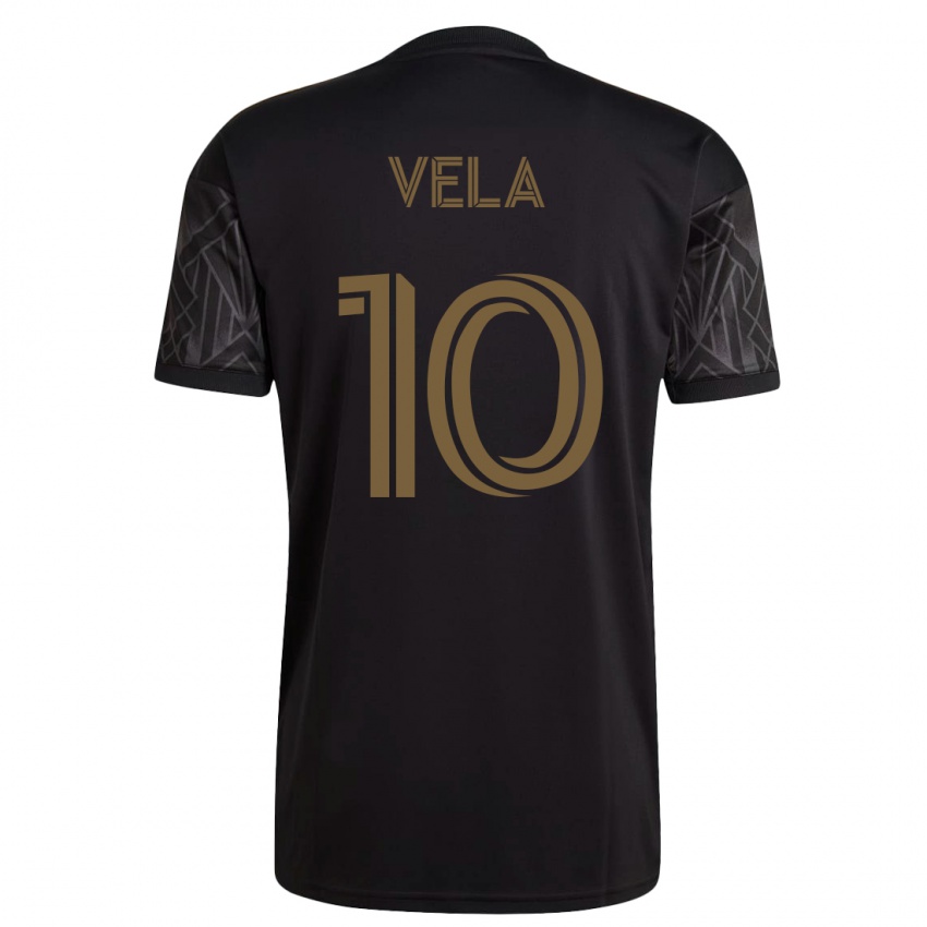 Homme Maillot Carlos Vela #10 Noir Tenues Domicile 2023/24 T-Shirt Suisse