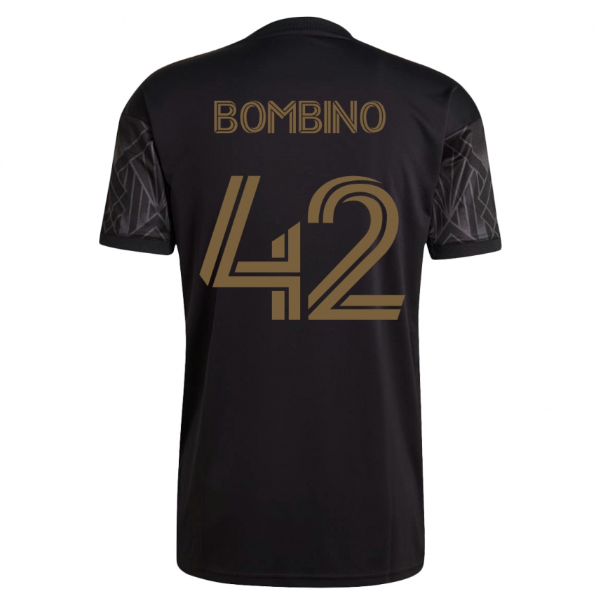Herren Luca Bombino #42 Schwarz Heimtrikot Trikot 2023/24 T-Shirt Schweiz