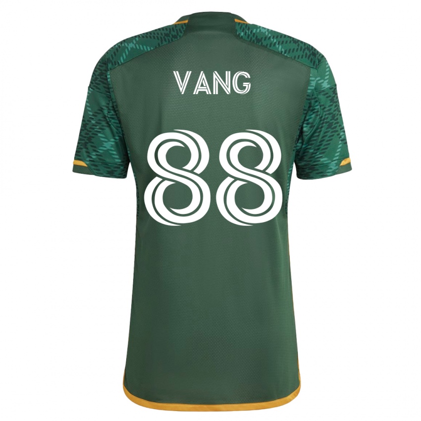 Homme Maillot Michael Vang #88 Vert Tenues Domicile 2023/24 T-Shirt Suisse