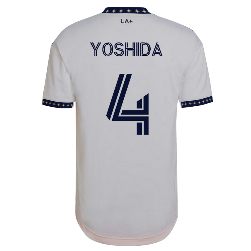 Herren Maya Yoshida #4 Weiß Heimtrikot Trikot 2023/24 T-Shirt Schweiz