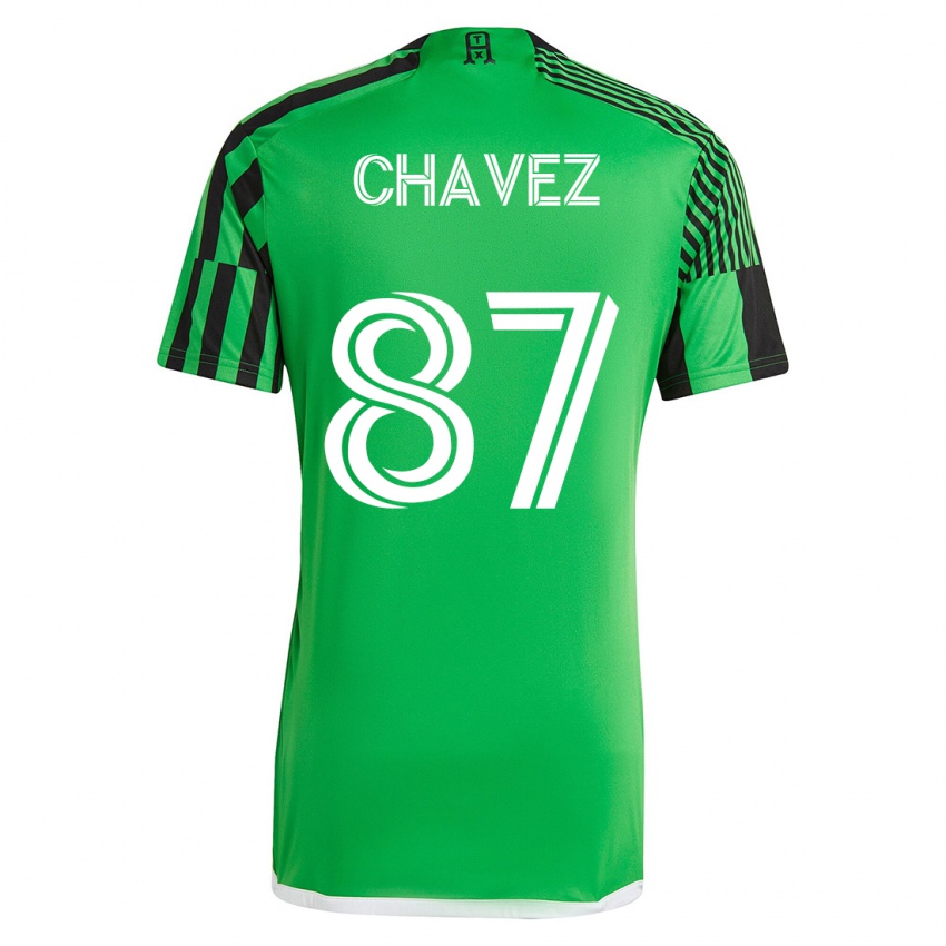 Herren Alfonso Ocampo-Chávez #87 Grün Schwarz Heimtrikot Trikot 2023/24 T-Shirt Schweiz