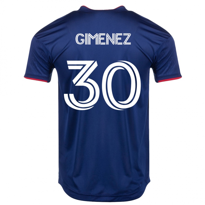 Homme Maillot Gastón Giménez #30 Marin Tenues Domicile 2023/24 T-Shirt Suisse
