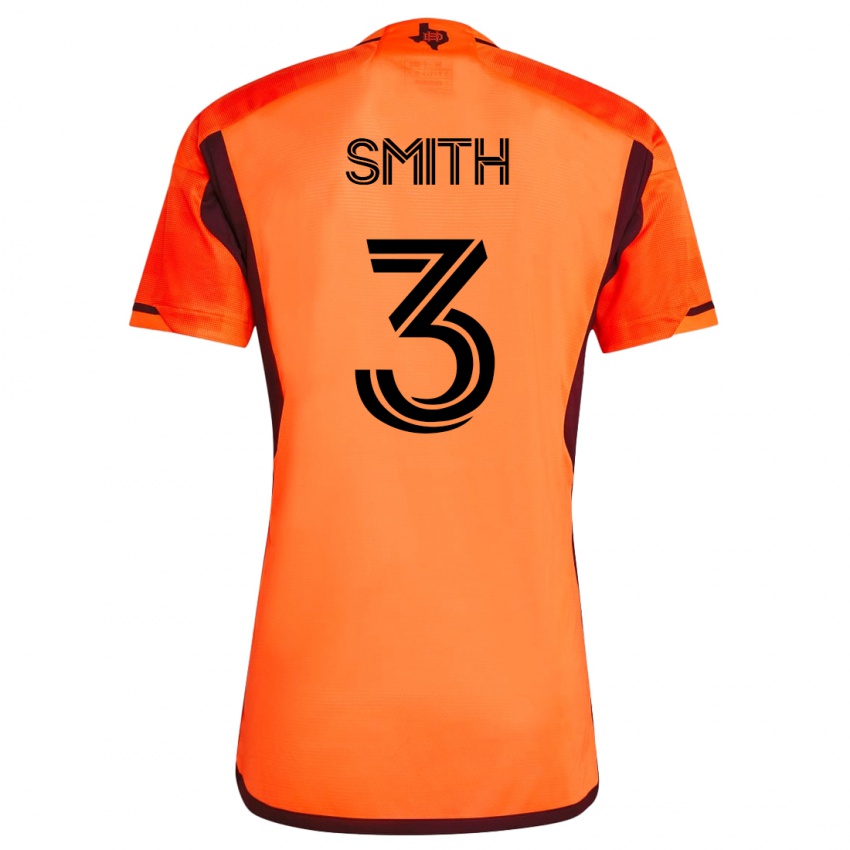 Homme Maillot Brad Smith #3 Orange Tenues Domicile 2023/24 T-Shirt Suisse
