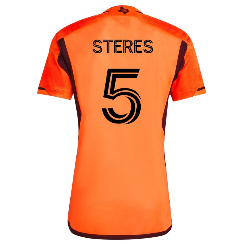 Homme Maillot Daniel Steres #5 Orange Tenues Domicile 2023/24 T-Shirt Suisse