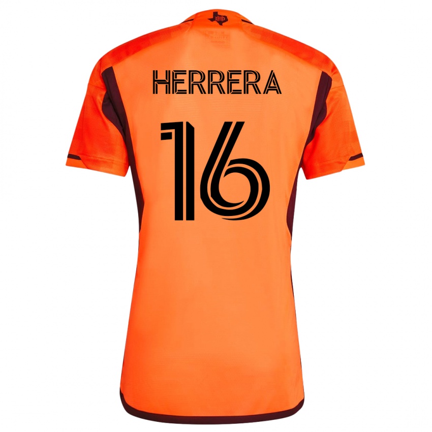 Homme Maillot Hector Herrera #16 Orange Tenues Domicile 2023/24 T-Shirt Suisse