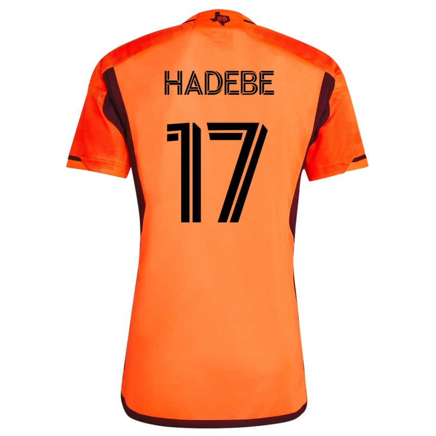 Homme Maillot Teenage Hadebe #17 Orange Tenues Domicile 2023/24 T-Shirt Suisse