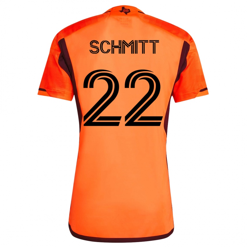 Homme Maillot Tate Schmitt #22 Orange Tenues Domicile 2023/24 T-Shirt Suisse