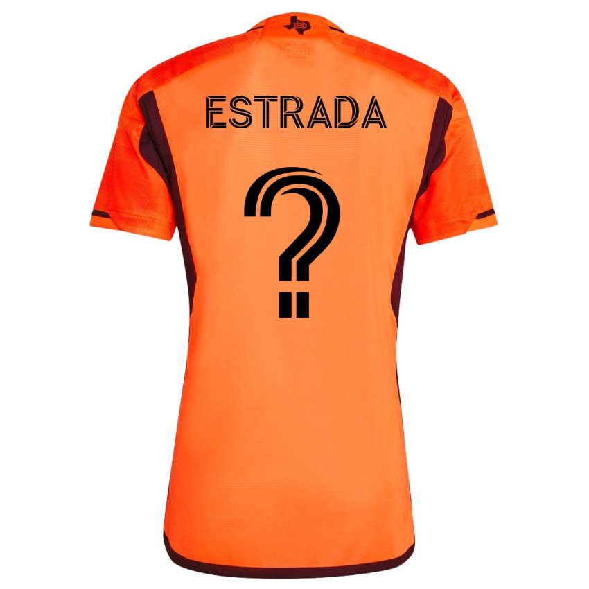 Homme Maillot Jorge Estrada #0 Orange Tenues Domicile 2023/24 T-Shirt Suisse