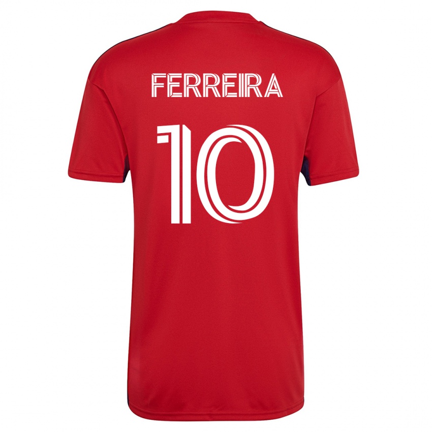 Homme Maillot Jesús Ferreira #10 Rouge Tenues Domicile 2023/24 T-Shirt Suisse