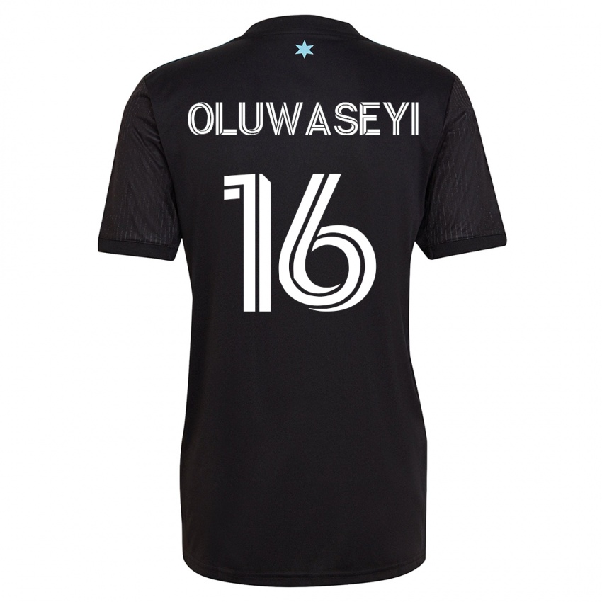 Homme Maillot Tani Oluwaseyi #16 Noir Tenues Domicile 2023/24 T-Shirt Suisse