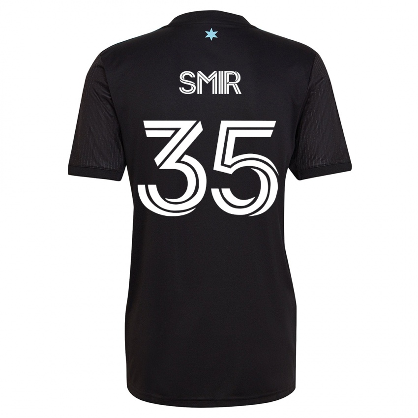 Herren Alec Smir #35 Schwarz Heimtrikot Trikot 2023/24 T-Shirt Schweiz