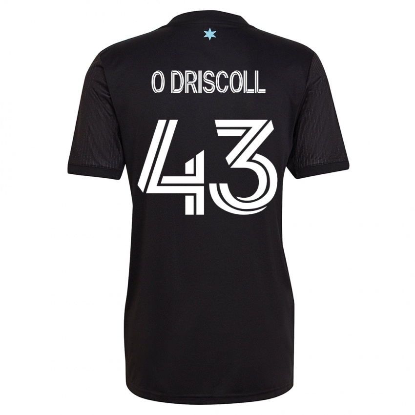 Homme Maillot Rory O'driscoll #43 Noir Tenues Domicile 2023/24 T-Shirt Suisse