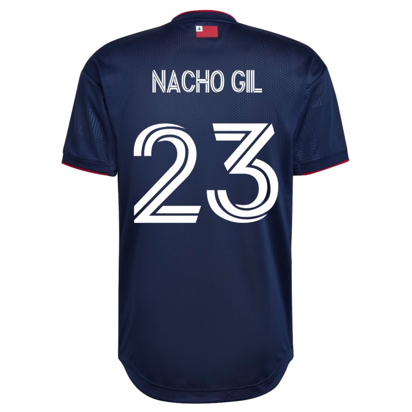 Homme Maillot Nacho Gil #23 Marin Tenues Domicile 2023/24 T-Shirt Suisse