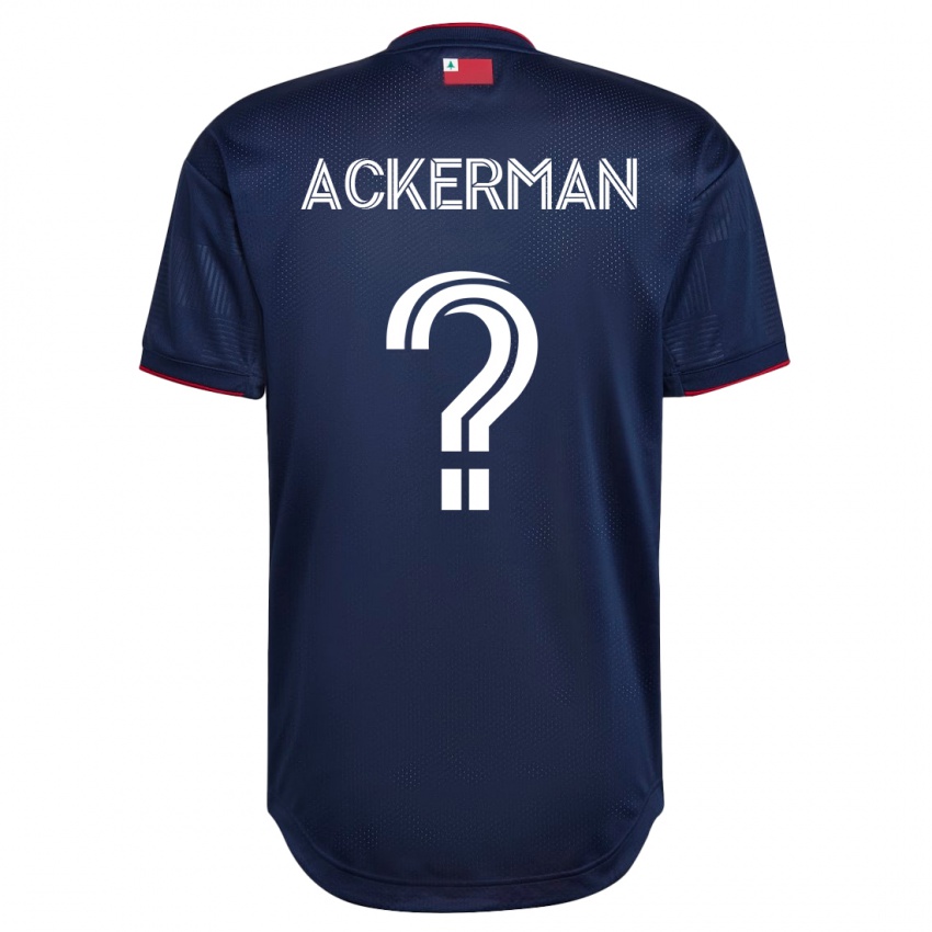 Herren Eli Ackerman #0 Marine Heimtrikot Trikot 2023/24 T-Shirt Schweiz