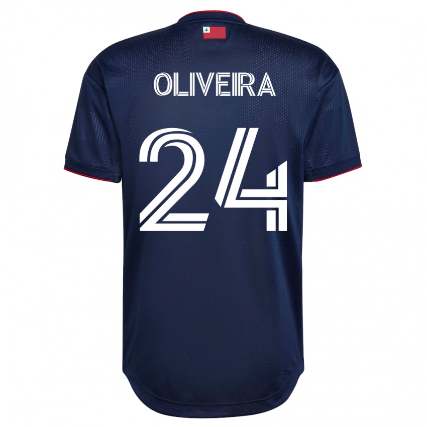 Herren Cristiano Oliveira #24 Marine Heimtrikot Trikot 2023/24 T-Shirt Schweiz