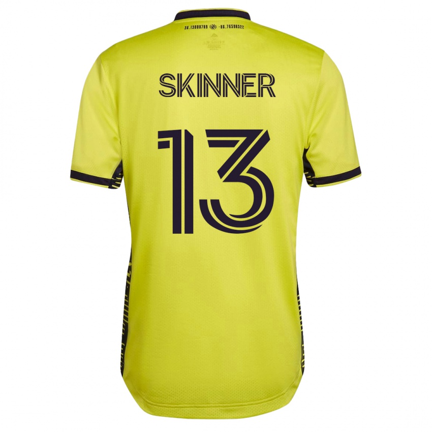 Herren Joey Skinner #13 Gelb Heimtrikot Trikot 2023/24 T-Shirt Schweiz