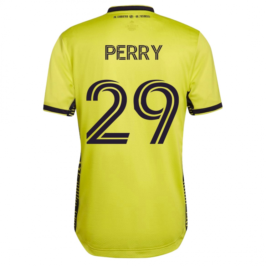 Herren Nebiyou Perry #29 Gelb Heimtrikot Trikot 2023/24 T-Shirt Schweiz