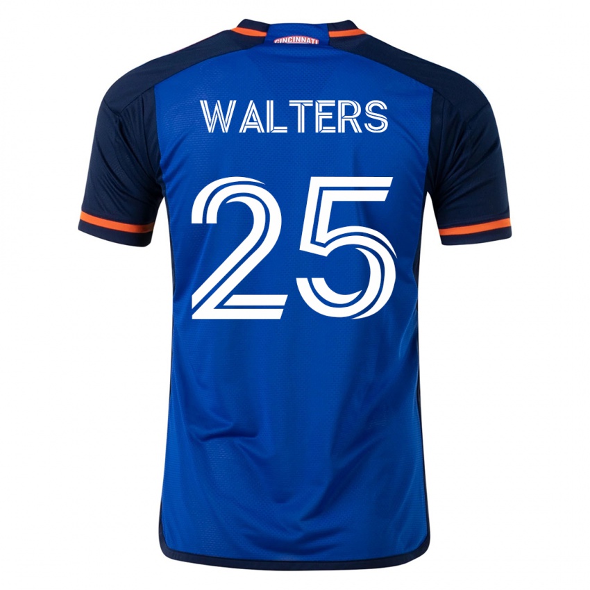 Homme Maillot Paul Walters #25 Bleu Tenues Domicile 2023/24 T-Shirt Suisse