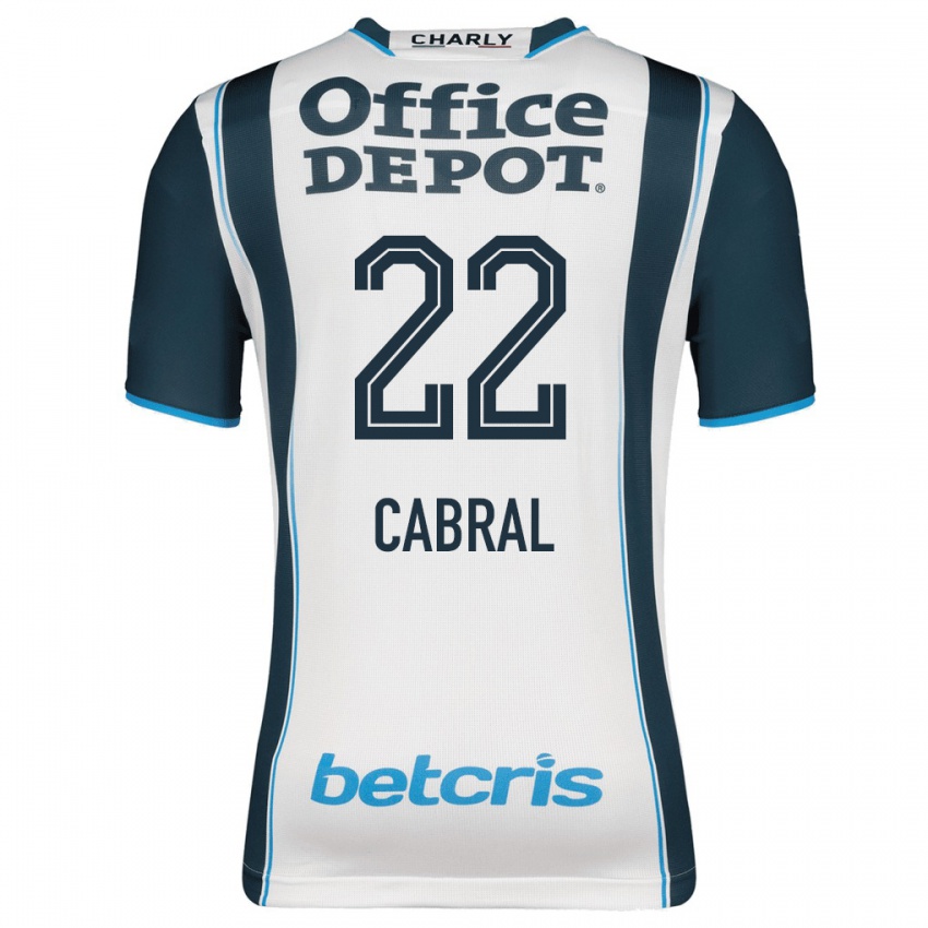 Homme Maillot Gustavo Cabral #22 Marin Tenues Domicile 2023/24 T-Shirt Suisse