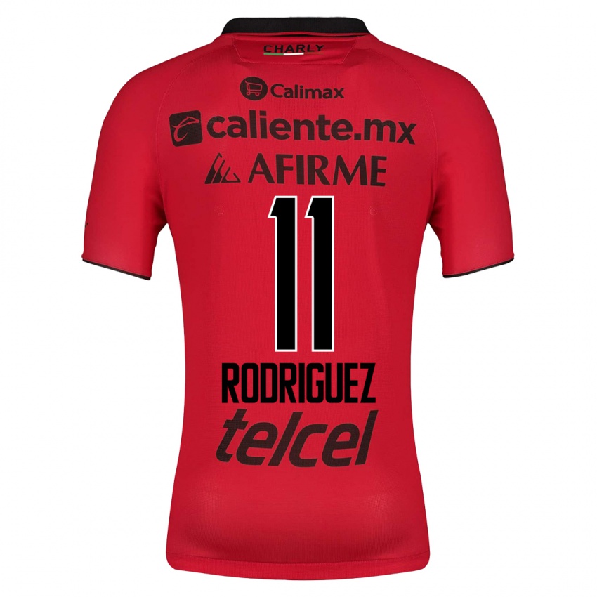 Homme Maillot Lucas Rodriguez #11 Rouge Tenues Domicile 2023/24 T-Shirt Suisse