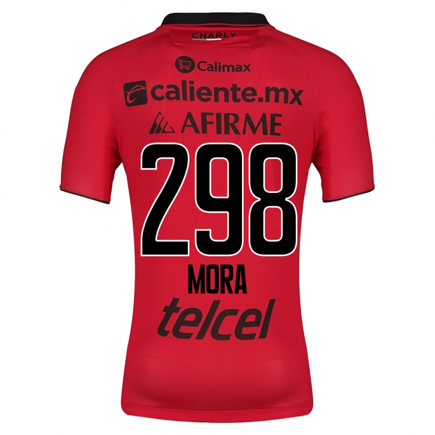 Homme Maillot Gilberto Mora #298 Rouge Tenues Domicile 2023/24 T-Shirt Suisse