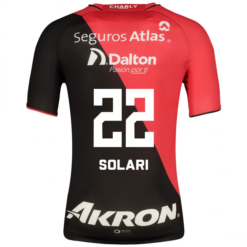 Homme Maillot Augusto Solari #22 Noir Tenues Domicile 2023/24 T-Shirt Suisse
