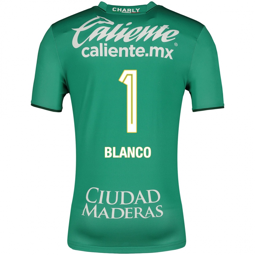 Homme Maillot Alfonso Blanco #1 Vert Tenues Domicile 2023/24 T-Shirt Suisse