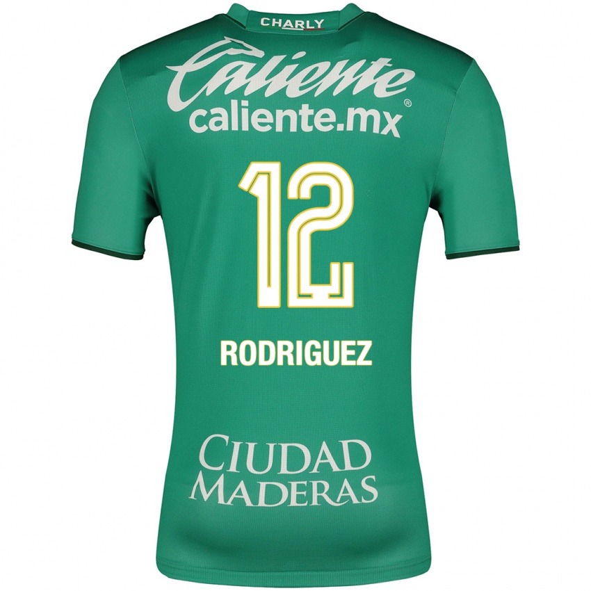 Homme Maillot Lixy Rodríguez #12 Vert Tenues Domicile 2023/24 T-Shirt Suisse