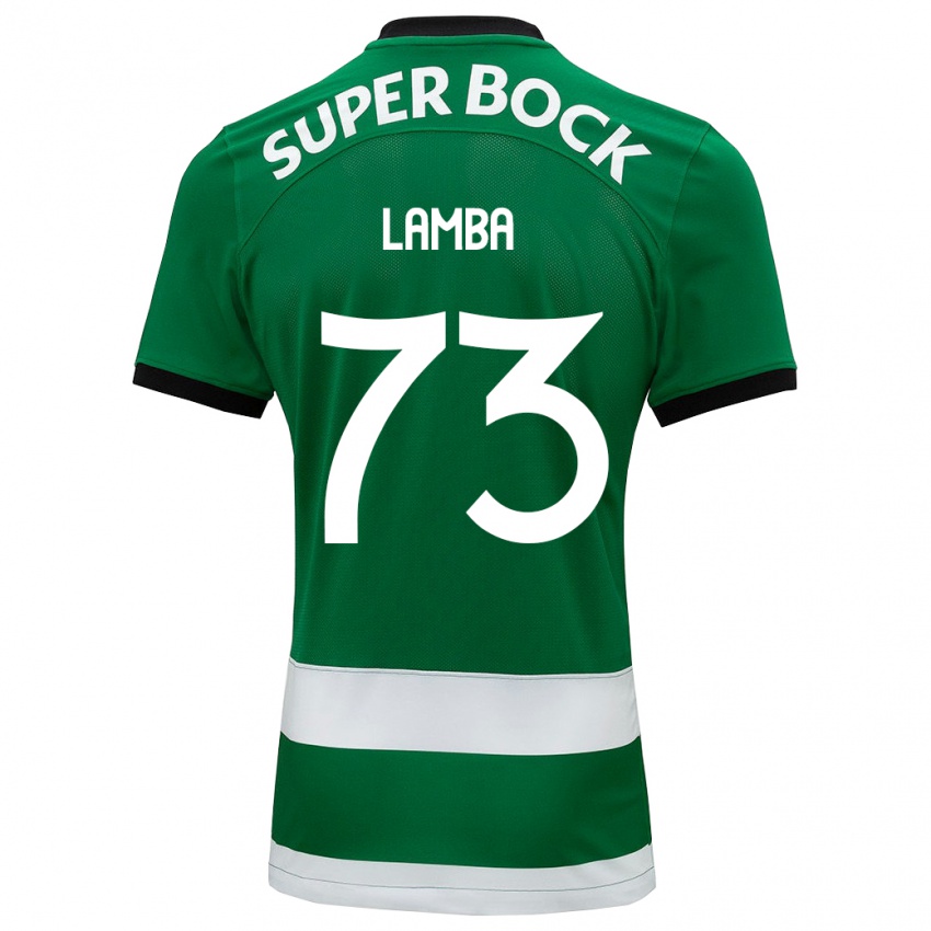 Homme Maillot Chico Lamba #73 Vert Tenues Domicile 2023/24 T-Shirt Suisse