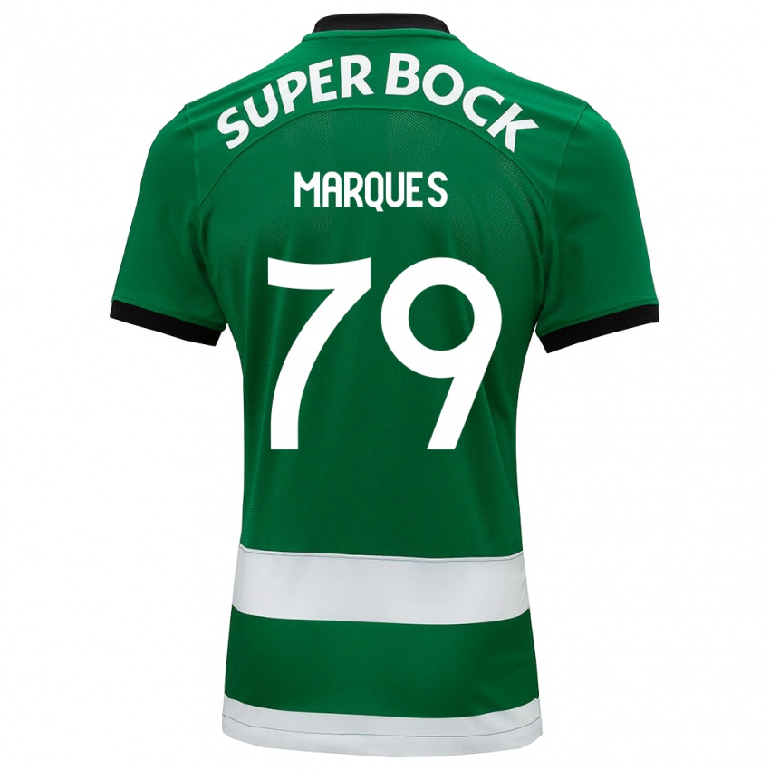 Homme Maillot Rodrigo Marquês #79 Vert Tenues Domicile 2023/24 T-Shirt Suisse