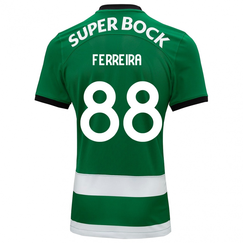 Homme Maillot Tiago Ferreira #88 Vert Tenues Domicile 2023/24 T-Shirt Suisse