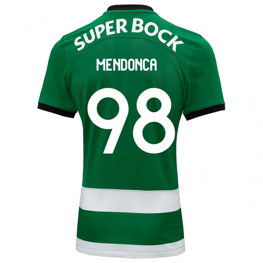 Homme Maillot Manuel Mendonça #98 Vert Tenues Domicile 2023/24 T-Shirt Suisse