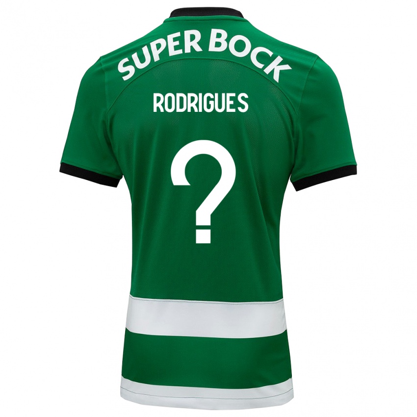 Homme Maillot João Rodrigues #0 Vert Tenues Domicile 2023/24 T-Shirt Suisse
