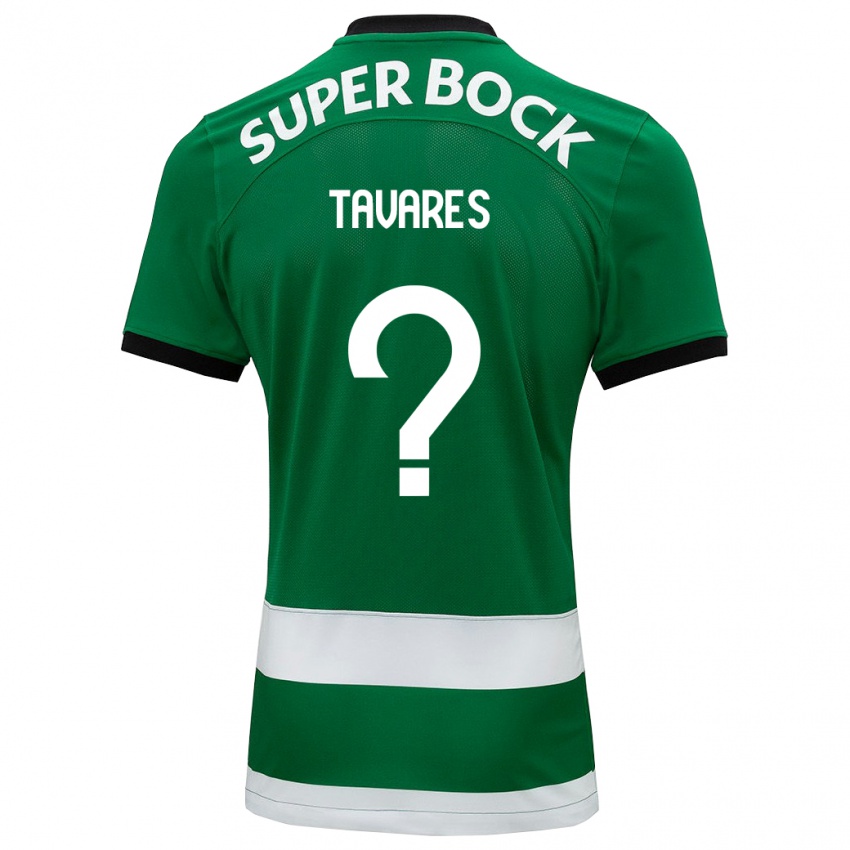 Homme Maillot Leonardo Tavares #0 Vert Tenues Domicile 2023/24 T-Shirt Suisse