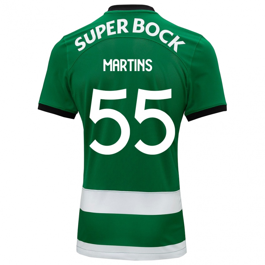 Homme Maillot Carolina Martins #55 Vert Tenues Domicile 2023/24 T-Shirt Suisse