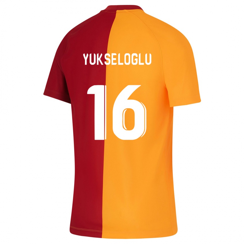 Homme Maillot Ayaz Yükseloğlu #16 Orange Tenues Domicile 2023/24 T-Shirt Suisse