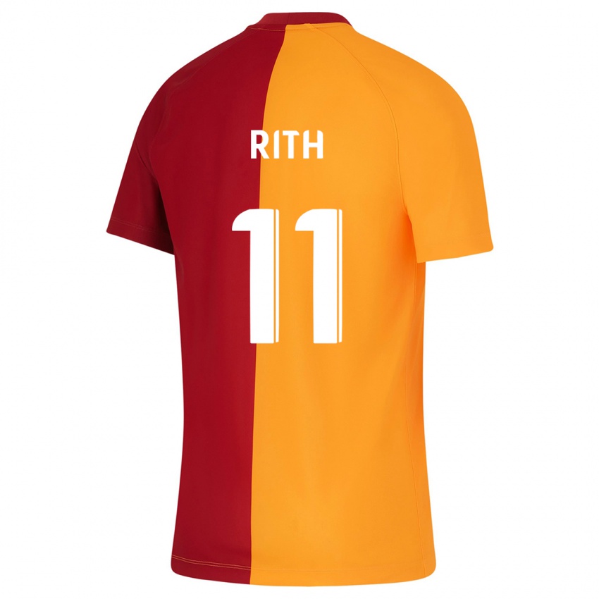 Homme Maillot Monique Rith #11 Orange Tenues Domicile 2023/24 T-Shirt Suisse