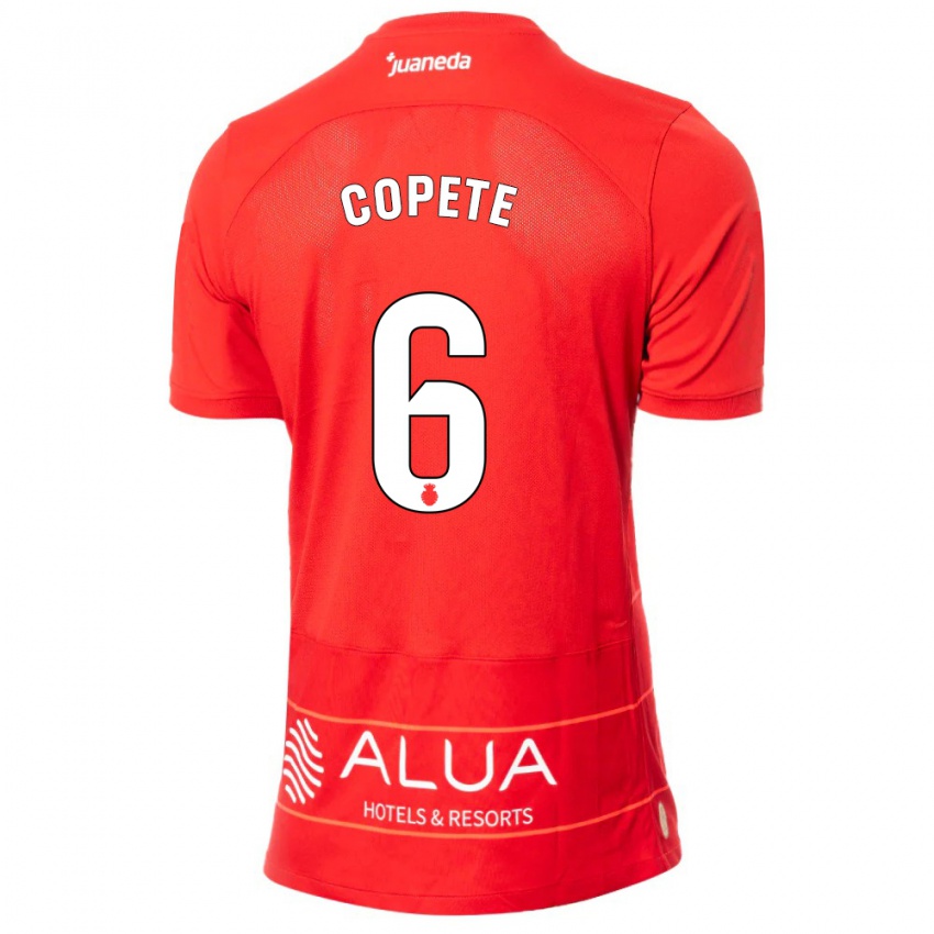 Homme Maillot José Copete #6 Rouge Tenues Domicile 2023/24 T-Shirt Suisse