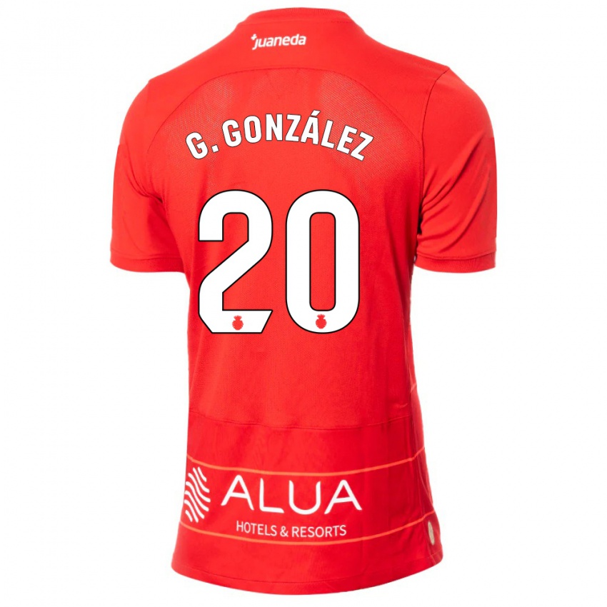 Homme Maillot Giovanni González #20 Rouge Tenues Domicile 2023/24 T-Shirt Suisse