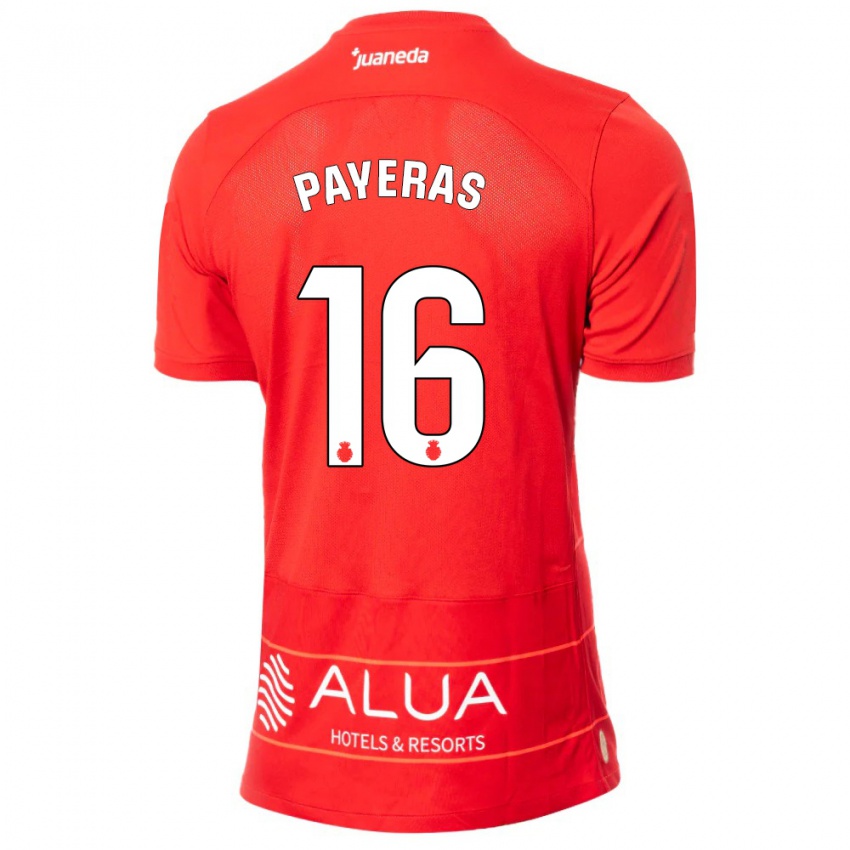 Herren Martí Payeras #16 Rot Heimtrikot Trikot 2023/24 T-Shirt Schweiz