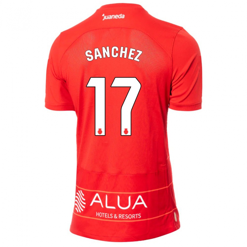 Herren Avelino Sánchez #17 Rot Heimtrikot Trikot 2023/24 T-Shirt Schweiz