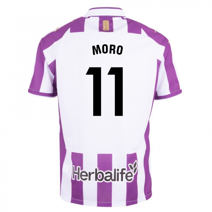 Homme Maillot Raul Moro #11 Violet Tenues Domicile 2023/24 T-Shirt Suisse