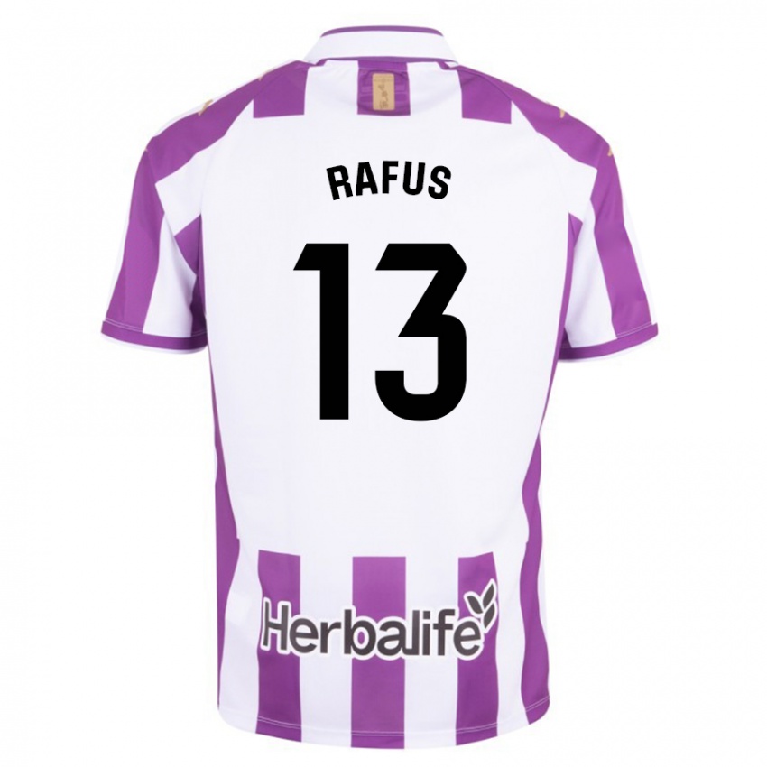 Homme Maillot Arnau Rafus #13 Violet Tenues Domicile 2023/24 T-Shirt Suisse