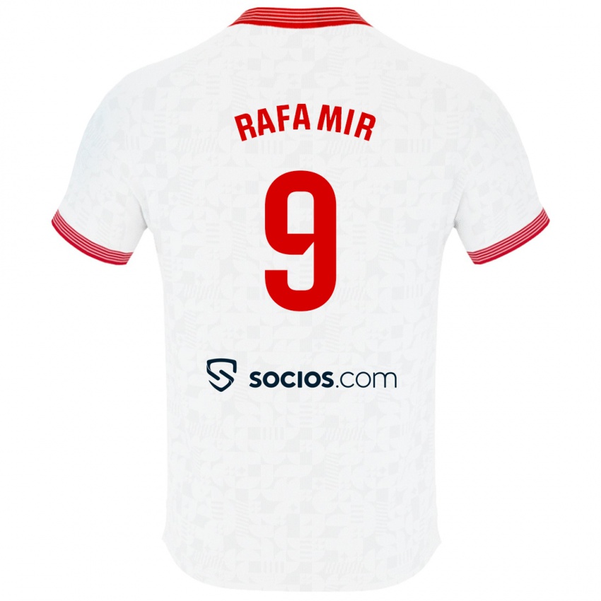 Homme Maillot Rafa Mir #9 Blanc Tenues Domicile 2023/24 T-Shirt Suisse