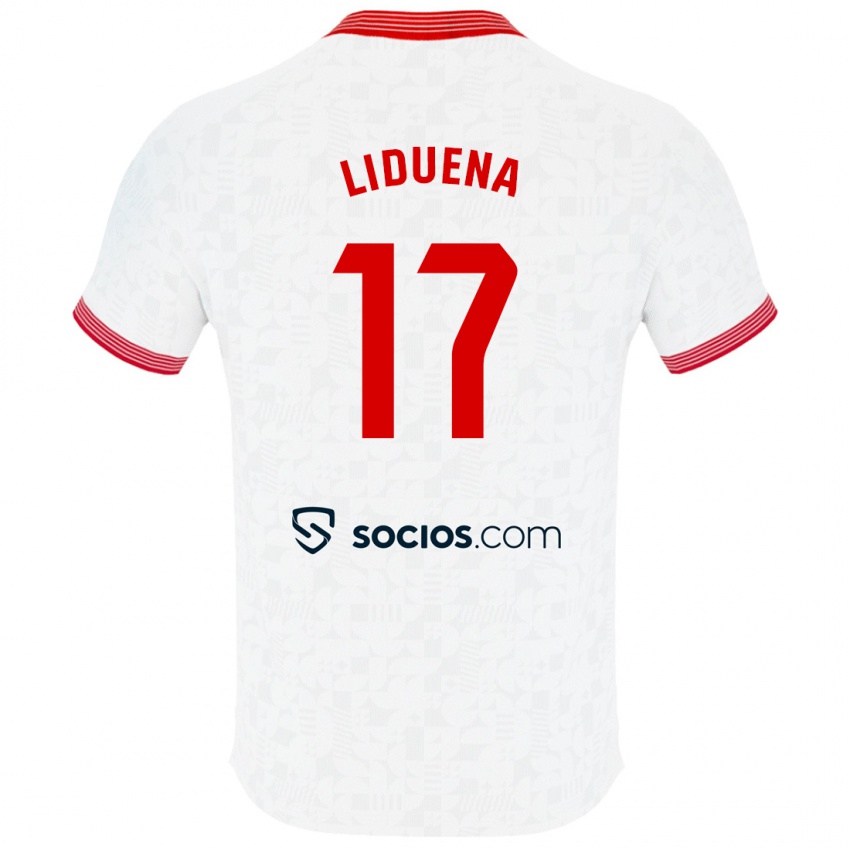 Herren Daniel Lidueña #17 Weiß Heimtrikot Trikot 2023/24 T-Shirt Schweiz