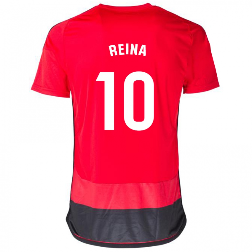 Herren Alberto Reina #10 Rot Schwarz Heimtrikot Trikot 2023/24 T-Shirt Schweiz