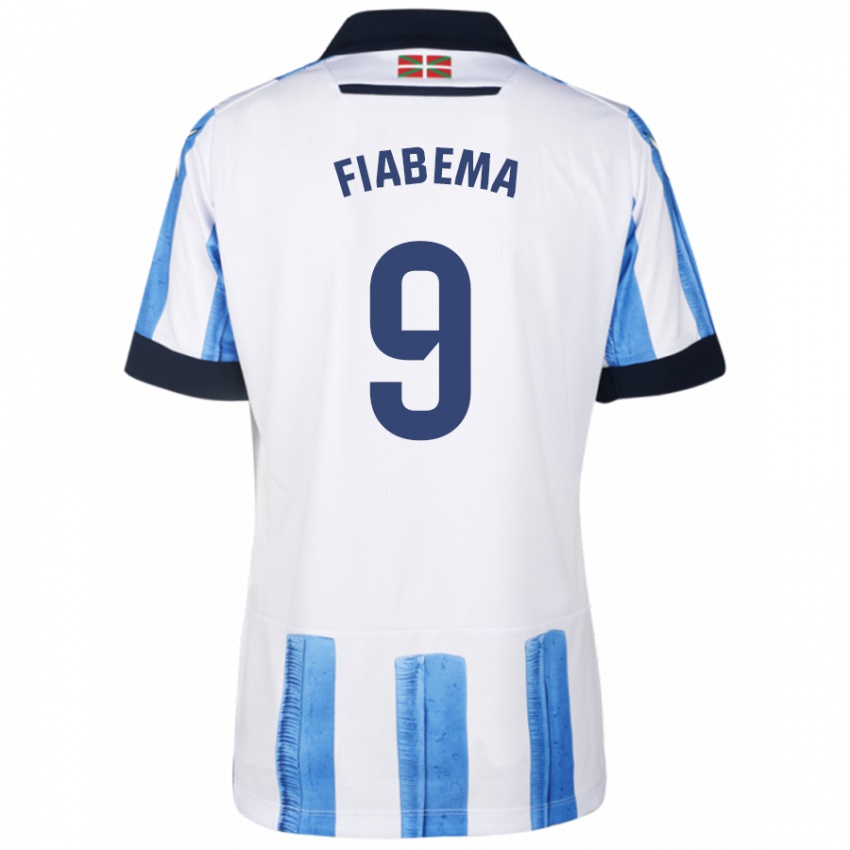 Herren Bryan Fiabema #9 Blau Weiss Heimtrikot Trikot 2023/24 T-Shirt Schweiz
