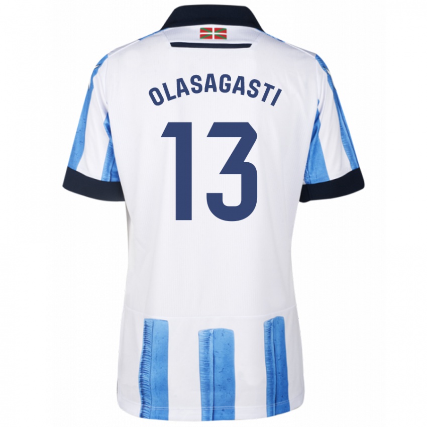 Herren Lander Olasagasti #13 Blau Weiss Heimtrikot Trikot 2023/24 T-Shirt Schweiz