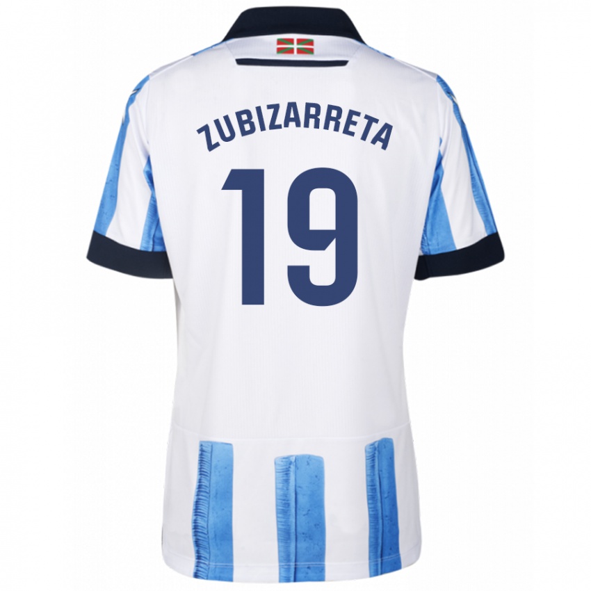 Herren Pablo Zubizarreta #19 Blau Weiss Heimtrikot Trikot 2023/24 T-Shirt Schweiz